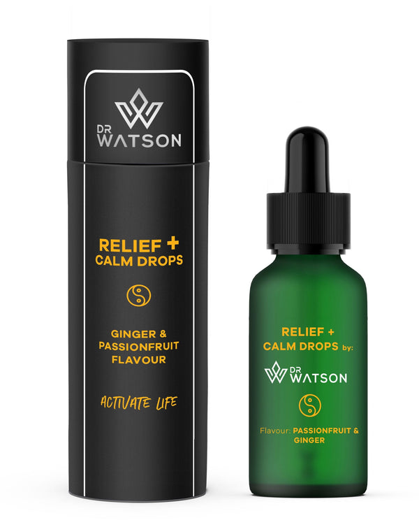 Relief + Calm Drops. For relaxation, calm, pain and anxiety 